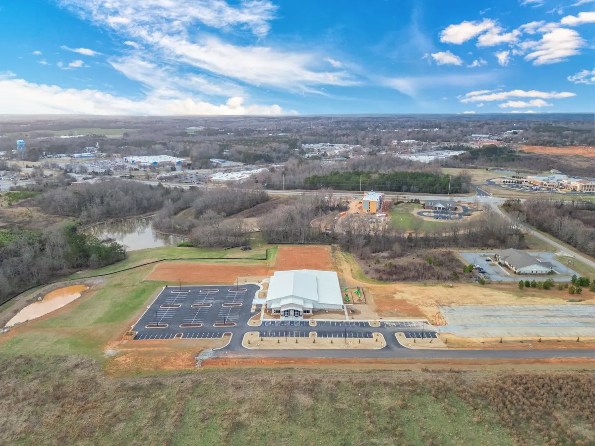 Covenant Park steel construction project