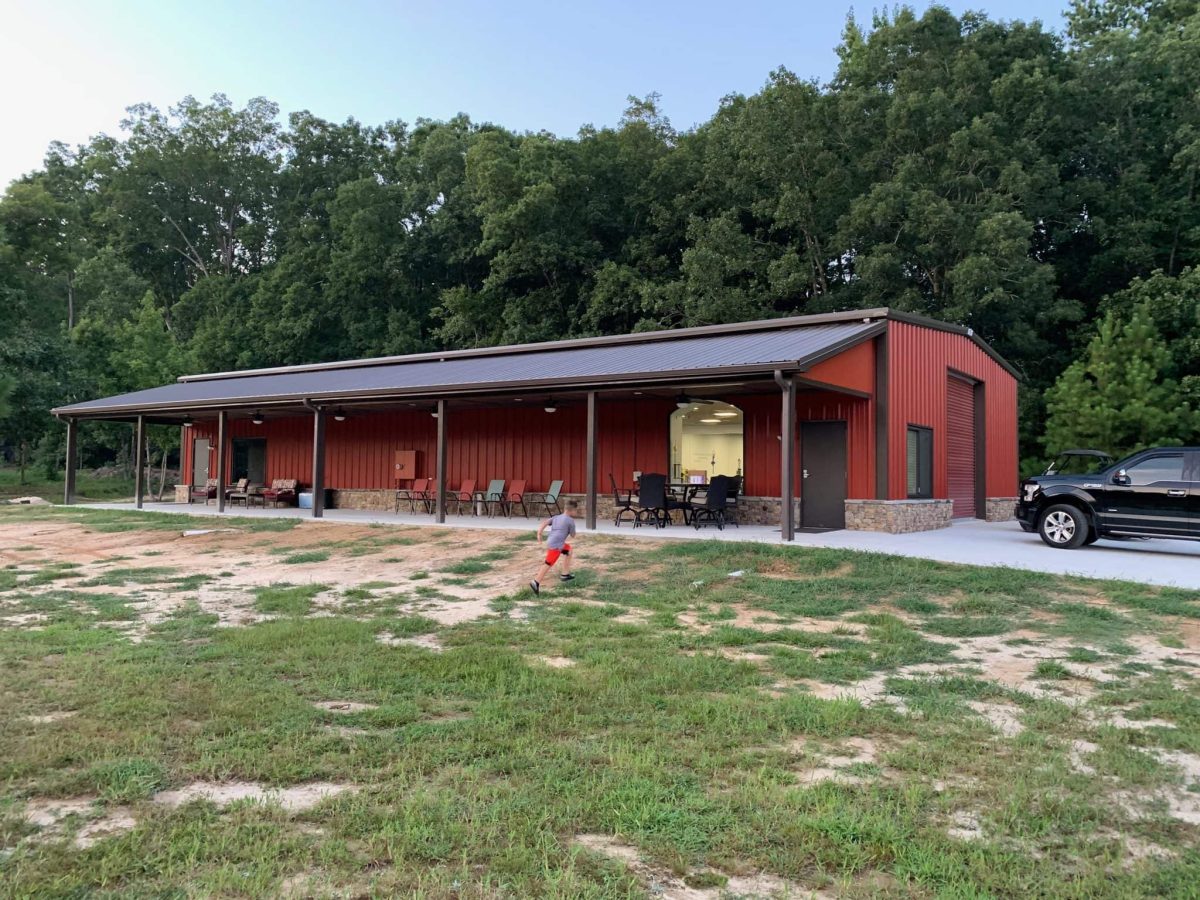 Custom metal build out by Peak Steel Contractors.